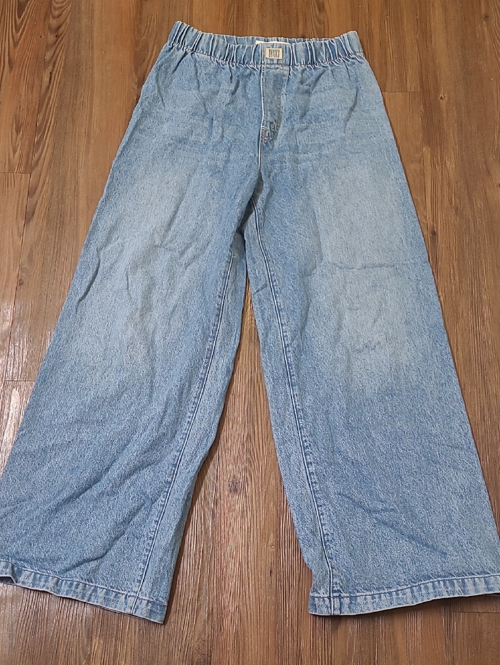 MOTHER Light Blue Wide-Leg Denim Jeans vintage 80 90 m used
